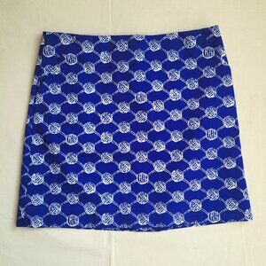 Lilly Pulitzer Nautical Knot Summer Preppy Boat Beach Vacation Resort Skirt 12